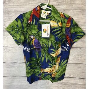 Caribbean Vibe Boys Shirt Size 6-8 NWT
